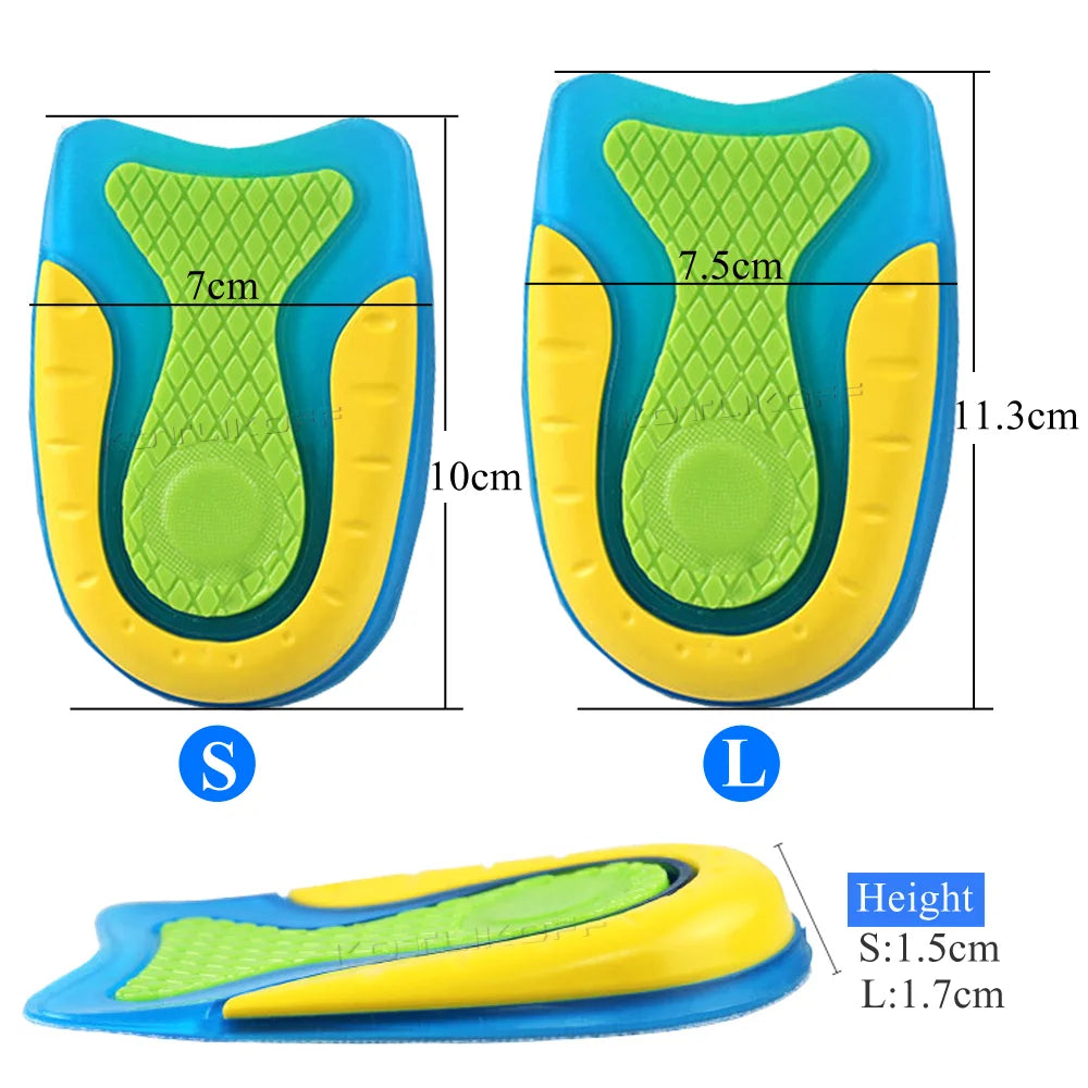 Insoles For Heel - Silicone Heel Pad For Plantar Fasciitis