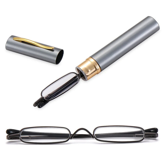 Elegant Reading Glasses Metal Frame Ultra-thin