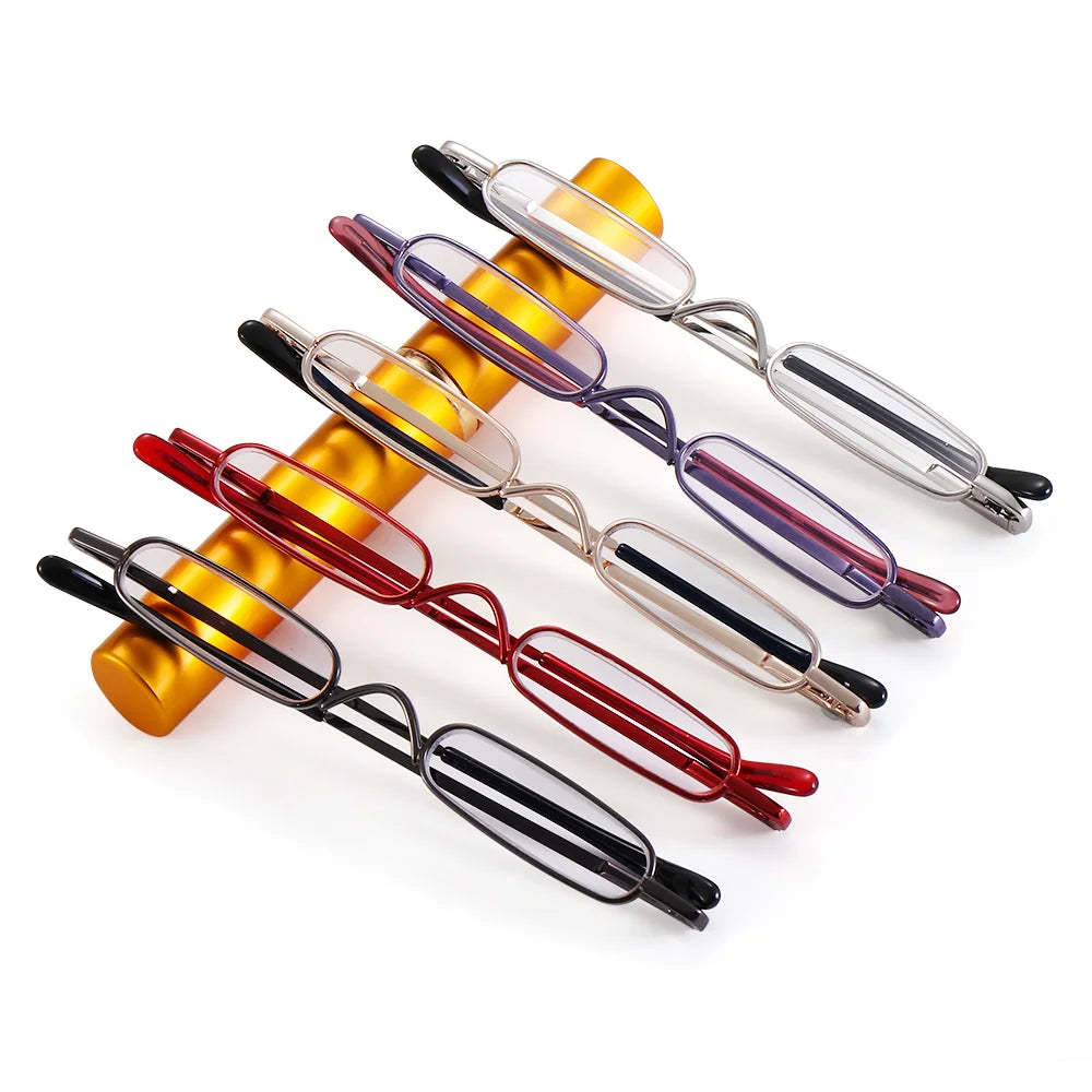 Elegant Reading Glasses Metal Frame Ultra-thin