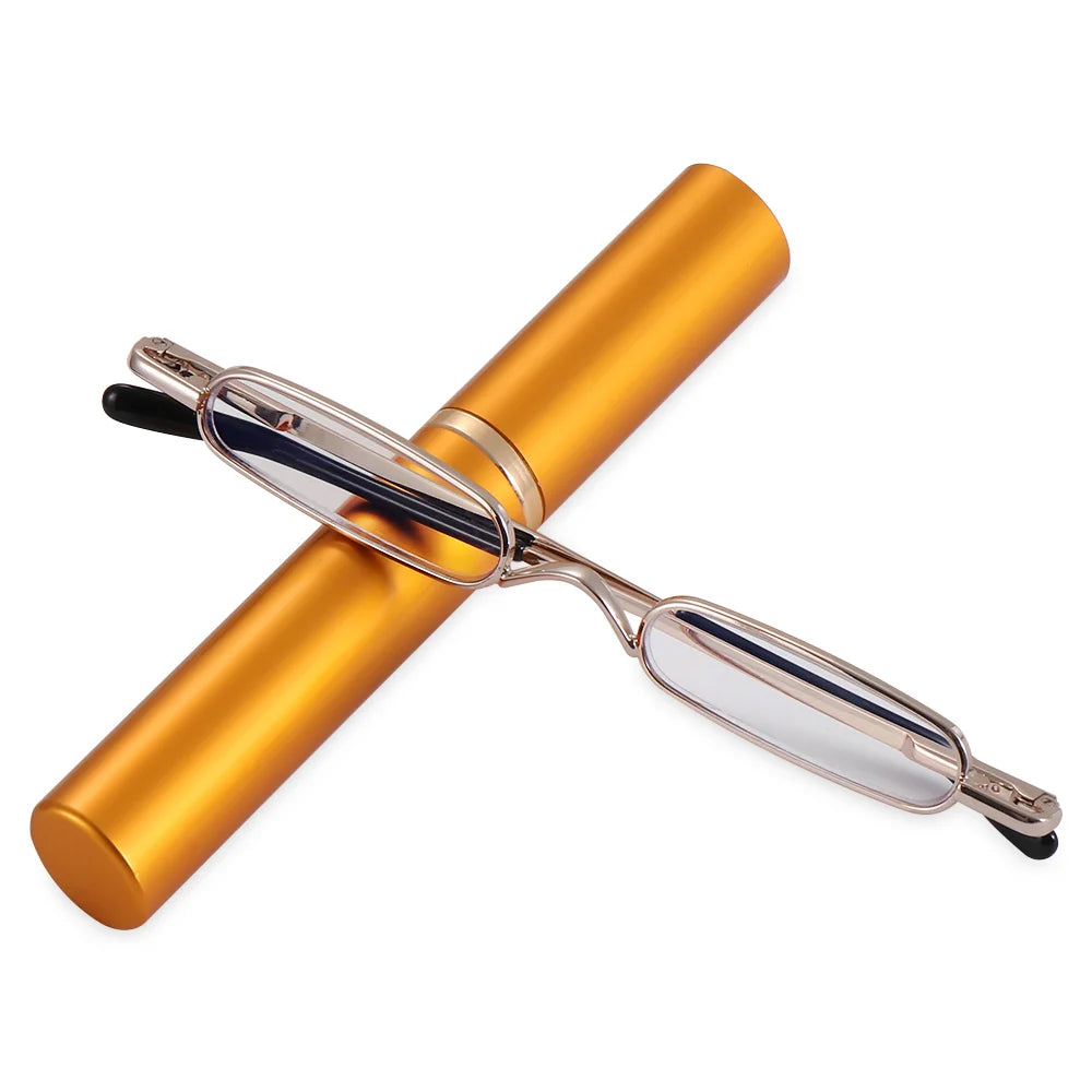 Elegant Reading Glasses Metal Frame Ultra-thin