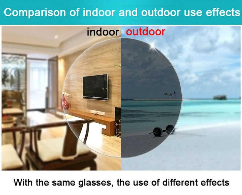 Folding Reading Glasses - Progressive Photochromic