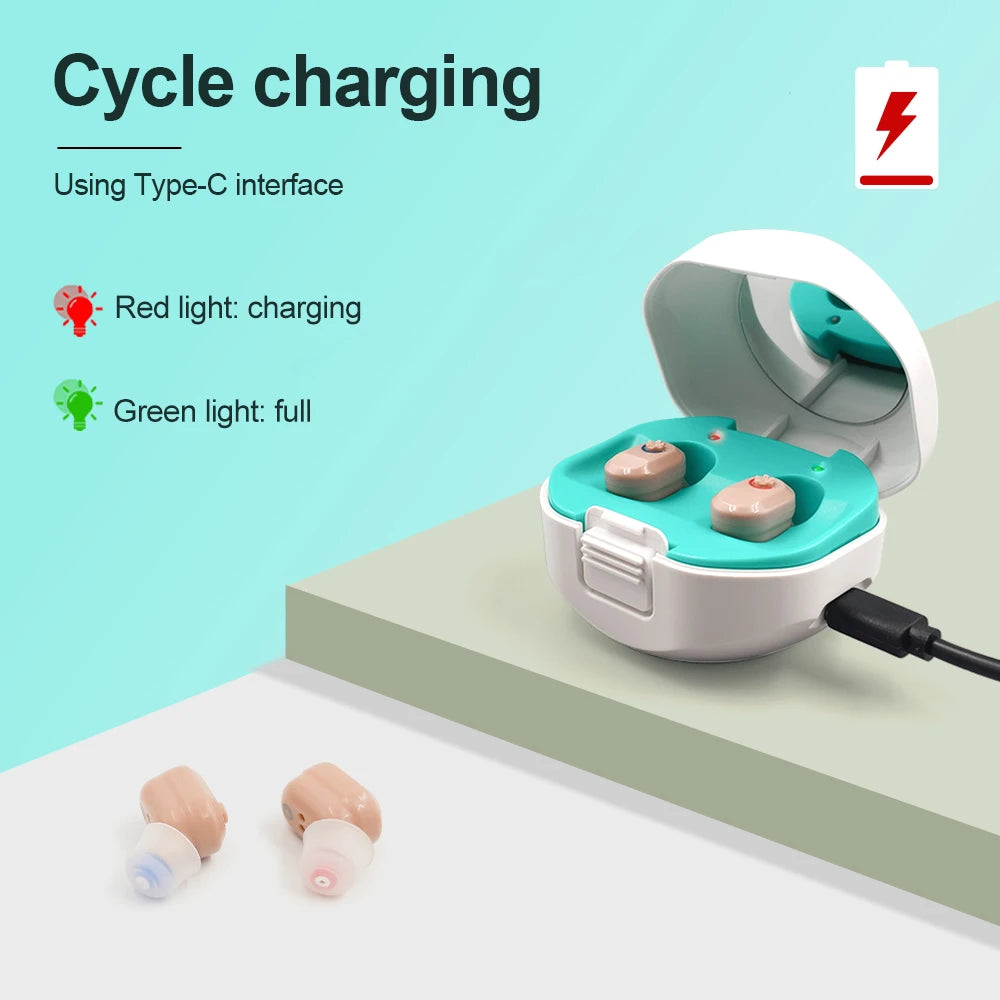 Rechargeable Hearing Aid - Pair Hearing Aid