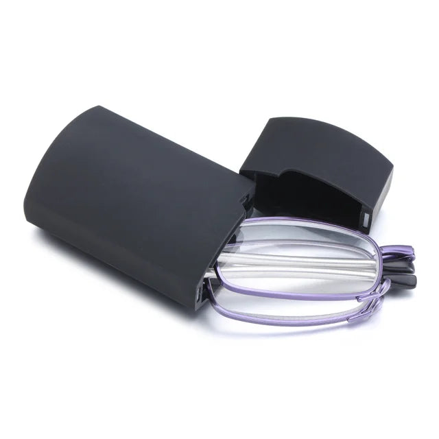 Folding Reading Glasses - Portable With Case