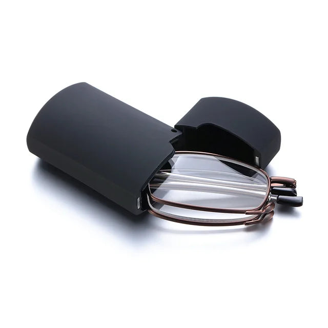Folding Reading Glasses - Portable With Case