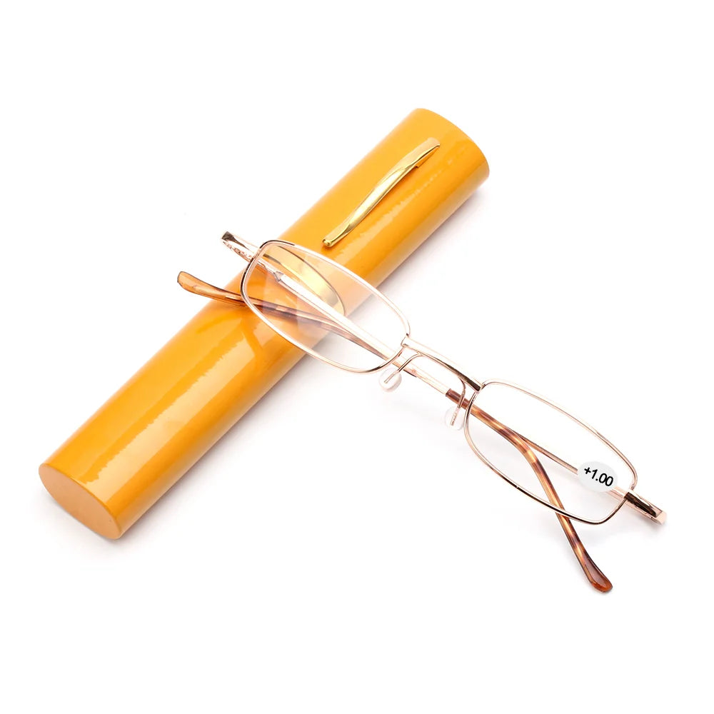 Reading Glasses Portable Mini Reading With Box