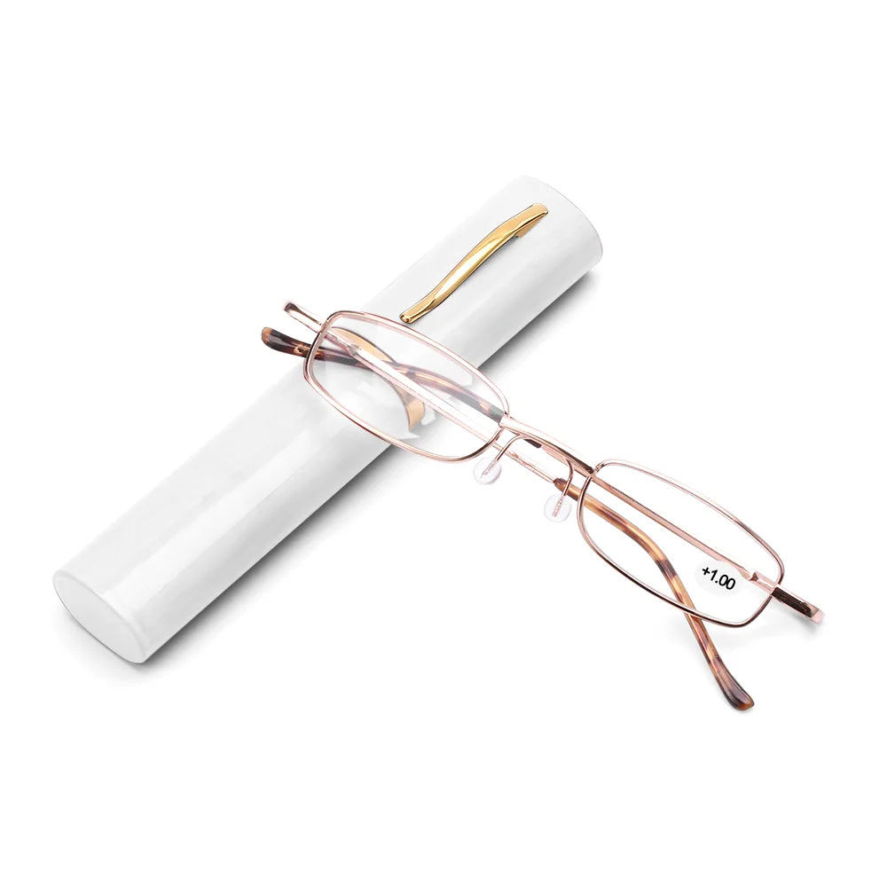 Reading Glasses Portable Mini Reading With Box