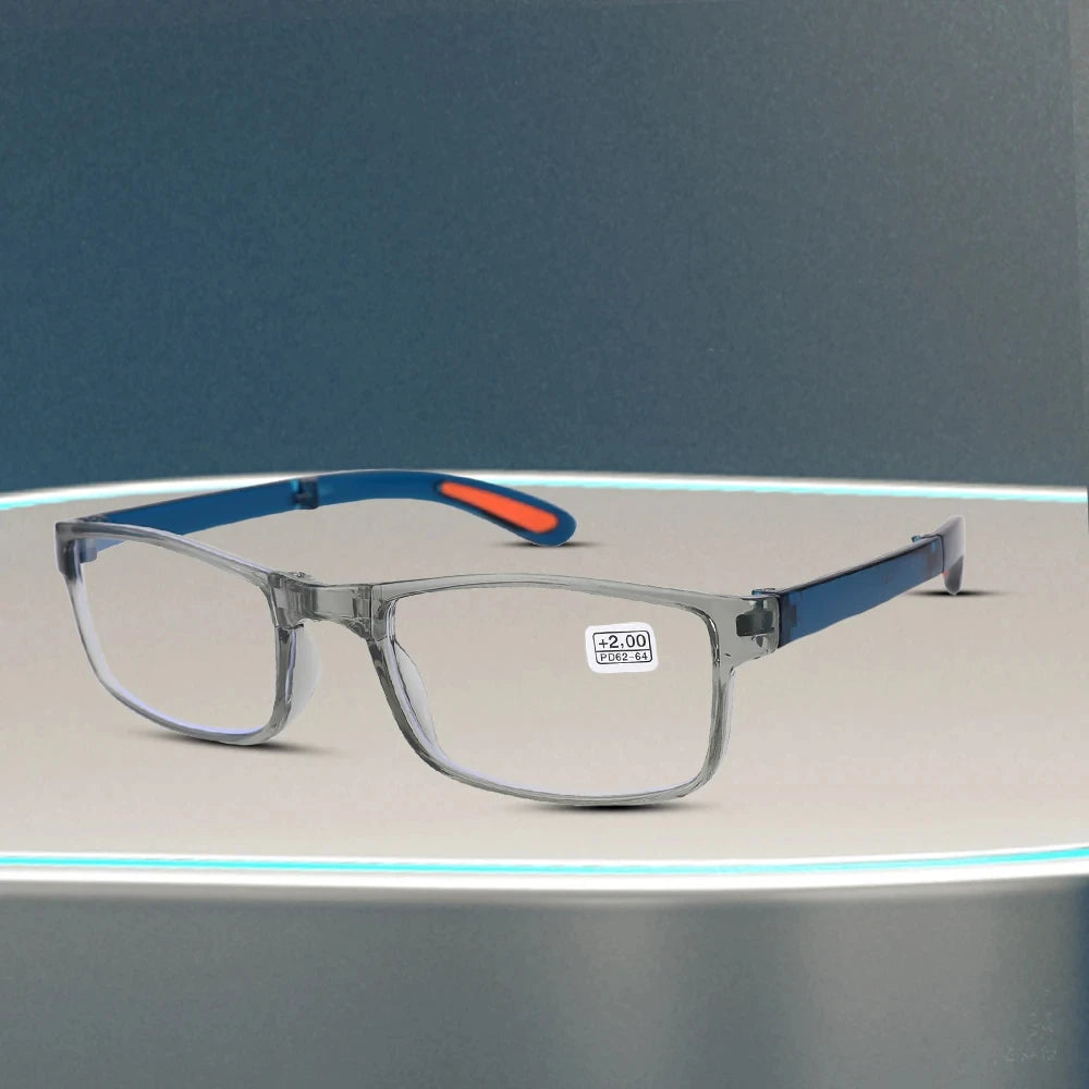 Men's Folding Reading Glasses - Anti-Blue Light