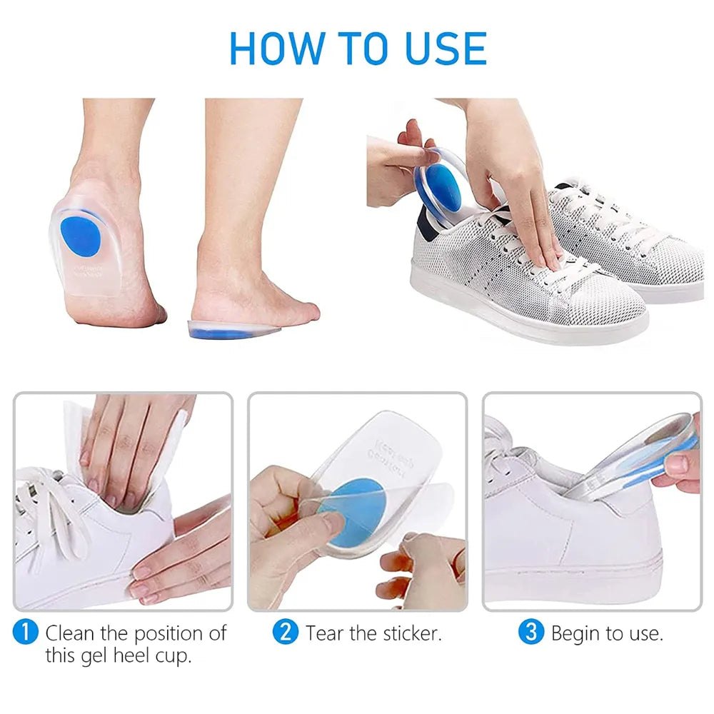 Heel For Orthopedic Spur - Silicone Insole Pads For Shoes