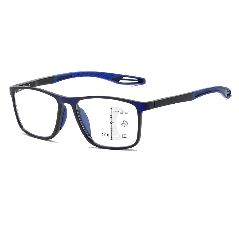 TR90 Anti-blue Light Multifocal Reading Glasses