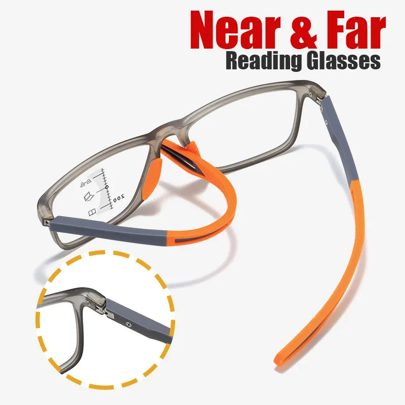 TR90 Anti-blue Light Multifocal Reading Glasses