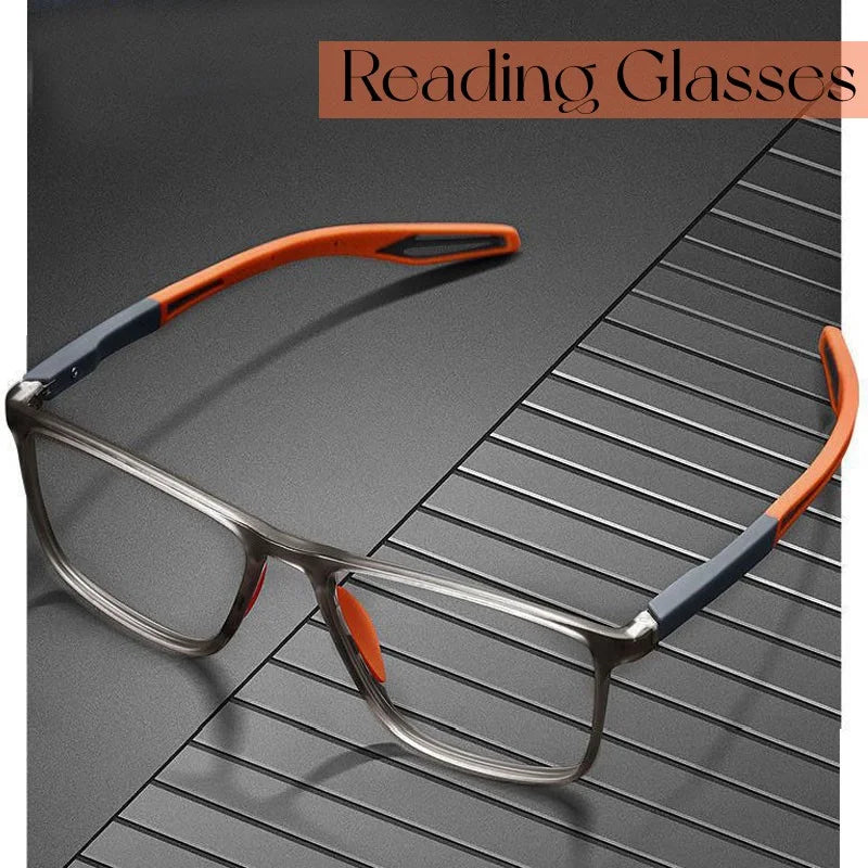 TR90 Sport Reading Glasses Ultralight Anti-Blue Light