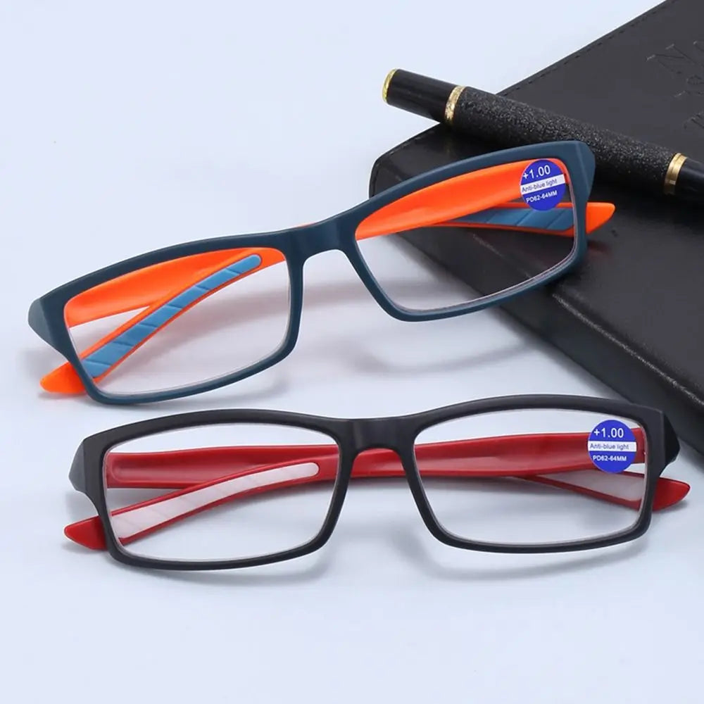 Anti-Blue Light Reading Glasses With Lightweight Rectangle Frame