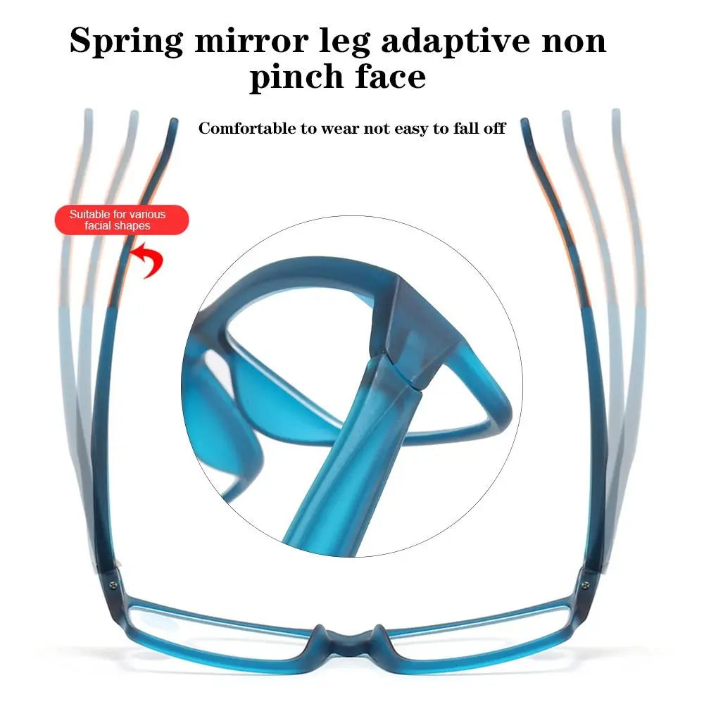 Anti-Blue Light Reading Glasses With Lightweight Rectangle Frame