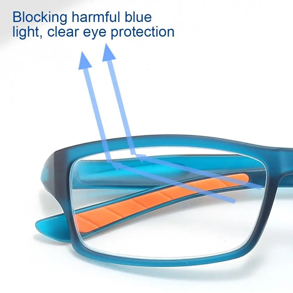 Anti-Blue Light Reading Glasses With Lightweight Rectangle Frame