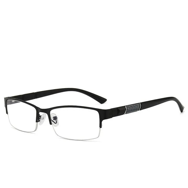 Business Reading Glasses With Anti-Blue Light Half-Frame Design