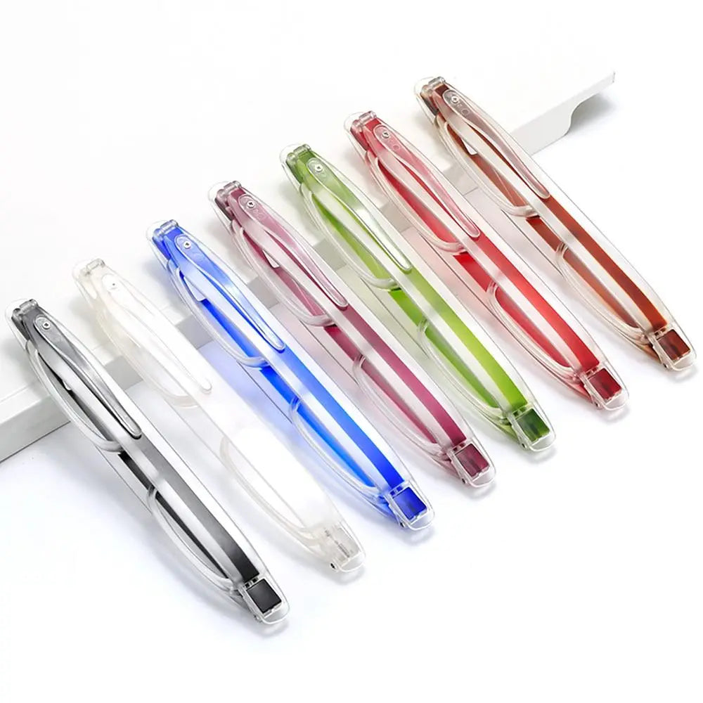 Folding Reading Glasses With 360 Degree Rotation And Clear Lenses