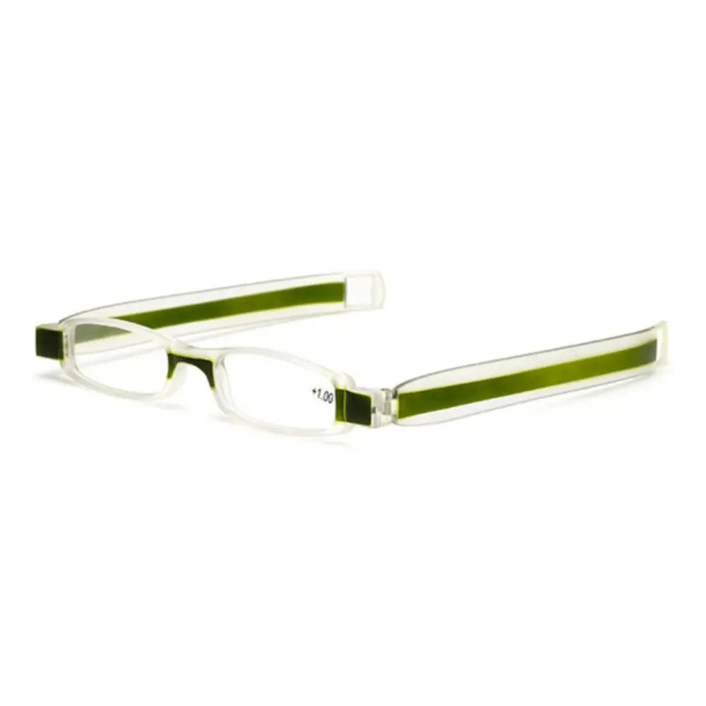 Folding Reading Glasses With 360 Degree Rotation And Clear Lenses