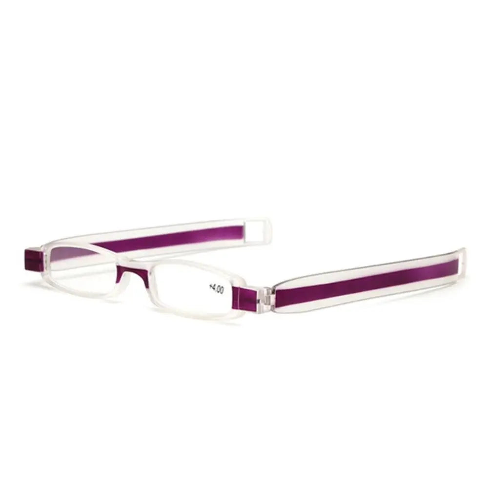 Folding Reading Glasses With 360 Degree Rotation And Clear Lenses