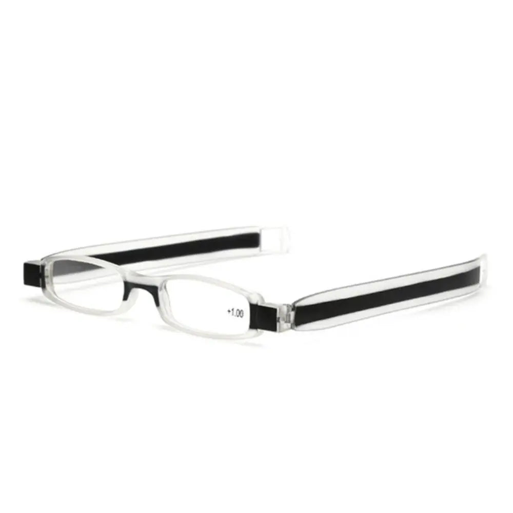 Folding Reading Glasses With 360 Degree Rotation And Clear Lenses