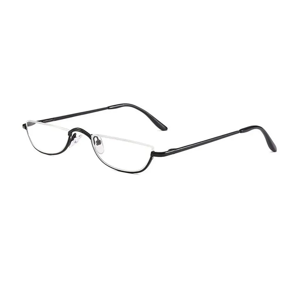 Half Moon Reading Glasses With Spring Hinge Frame