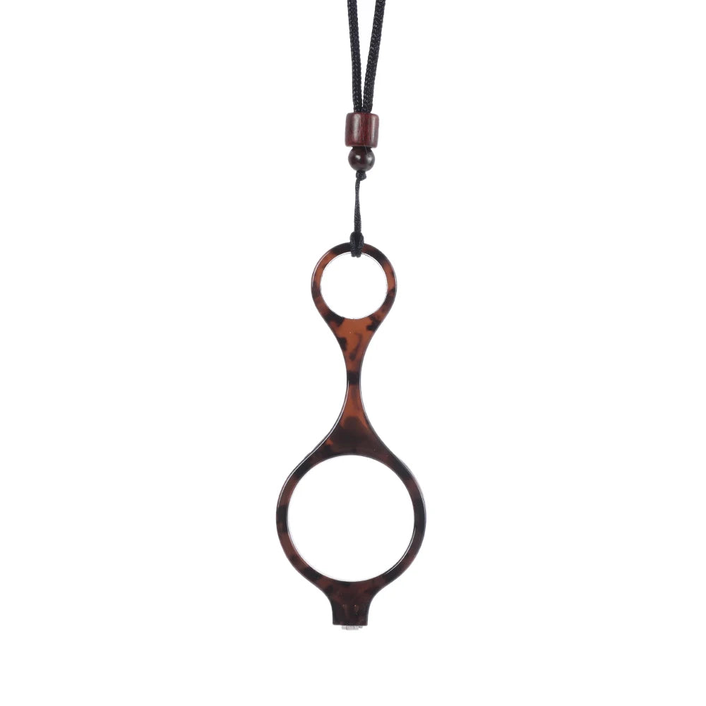 Hanging Neck Reading Glasses With Foldable Oval Frame