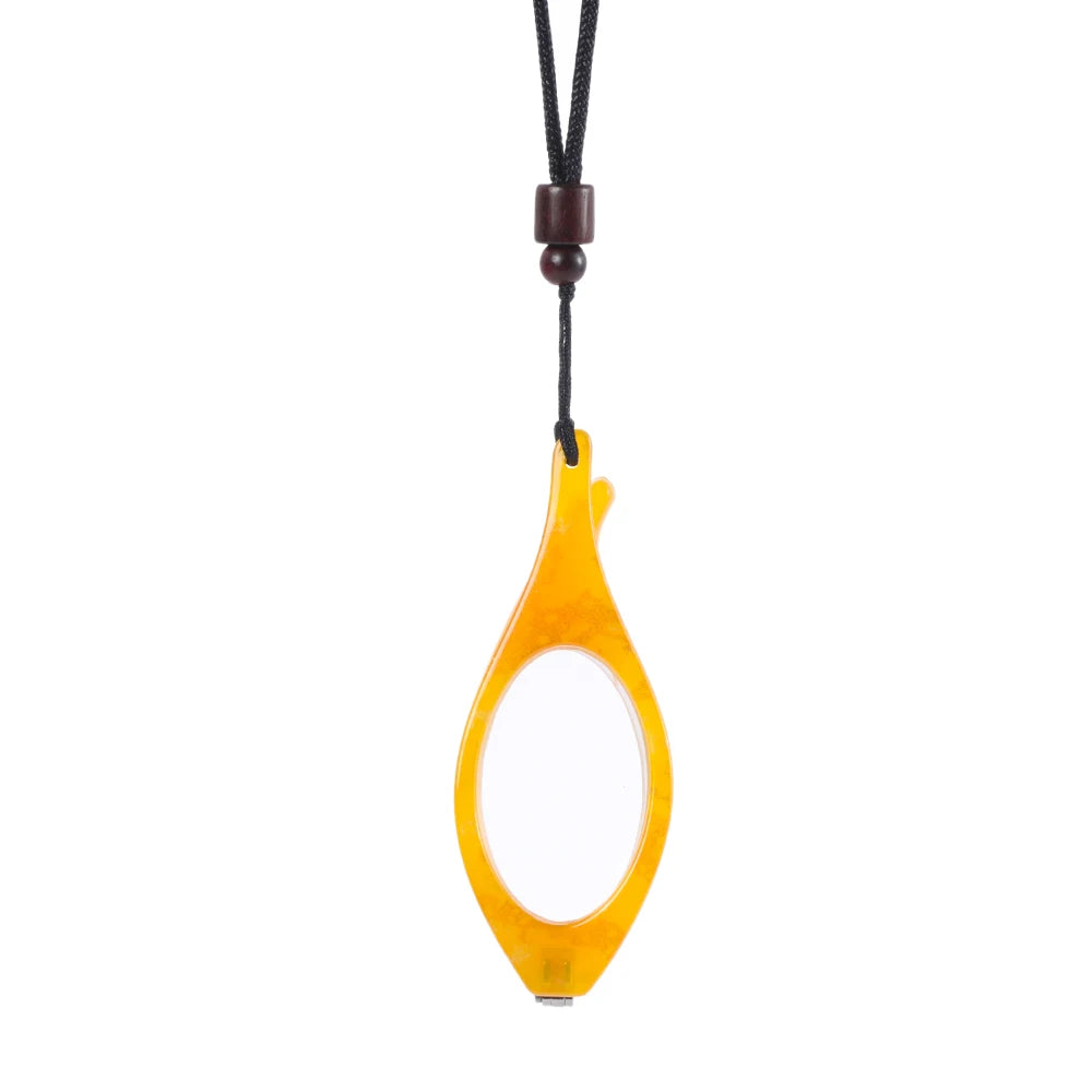Hanging Neck Reading Glasses With Foldable Oval Frame