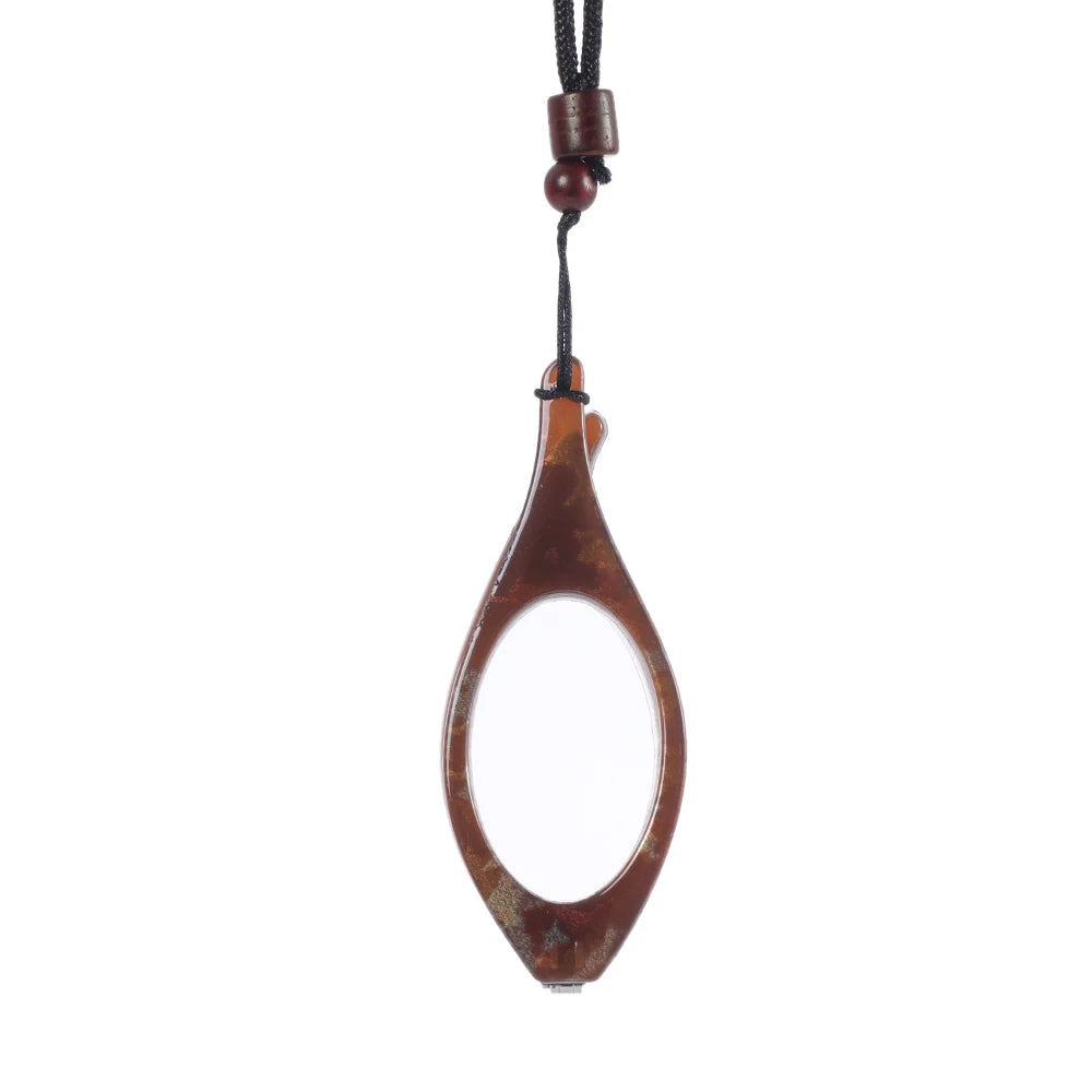 Hanging Neck Reading Glasses With Foldable Oval Frame