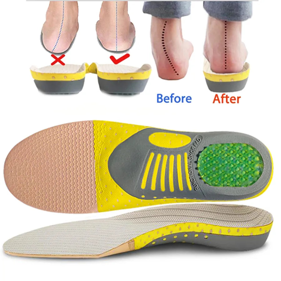 Orthopedic Insoles Support For Flat Feet, Plantar Fasciitis