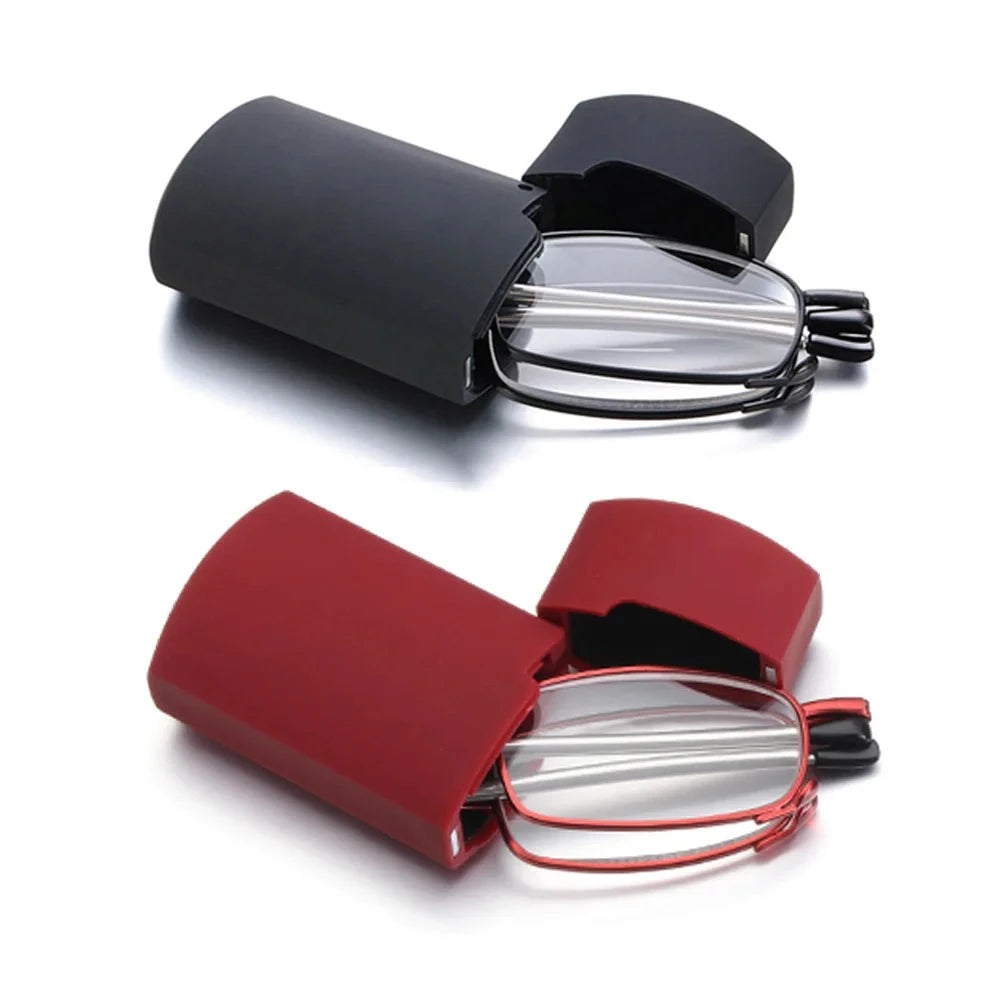 Folding Reading Glasses - Portable With Case