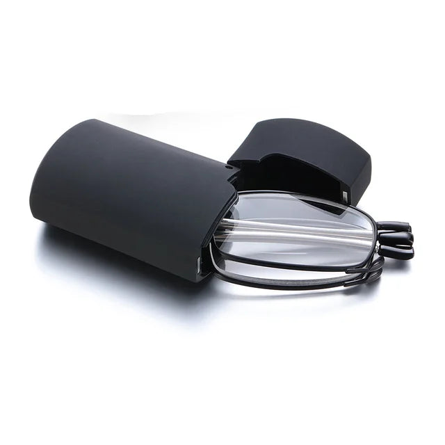 Folding Reading Glasses - Portable With Case