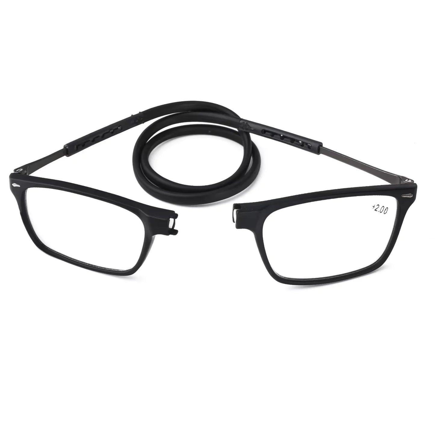 Portable Folding Reading Glasses With Adjustable Fit