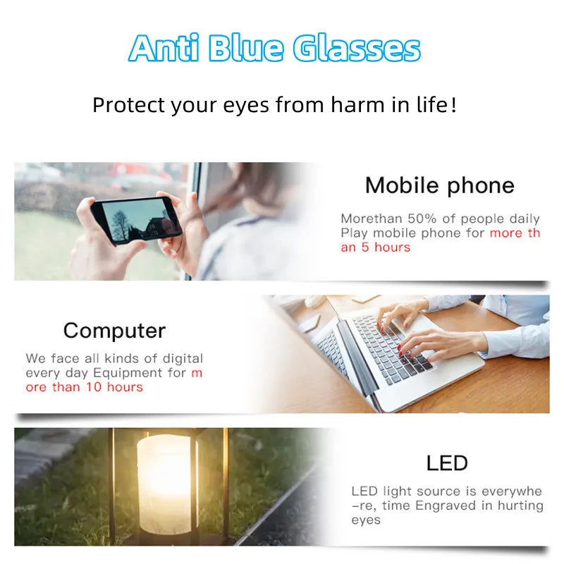 Retro Round Reading Glasses With Anti-Blue Light Lenses