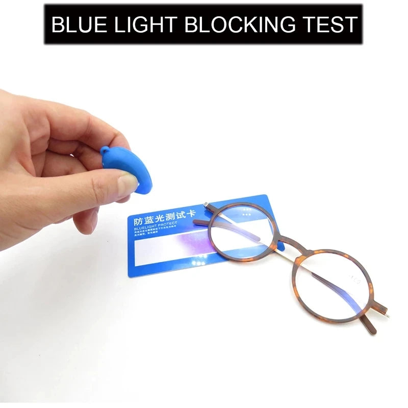 Ultra-Thin Round Reading Glasses With Magnetic Case