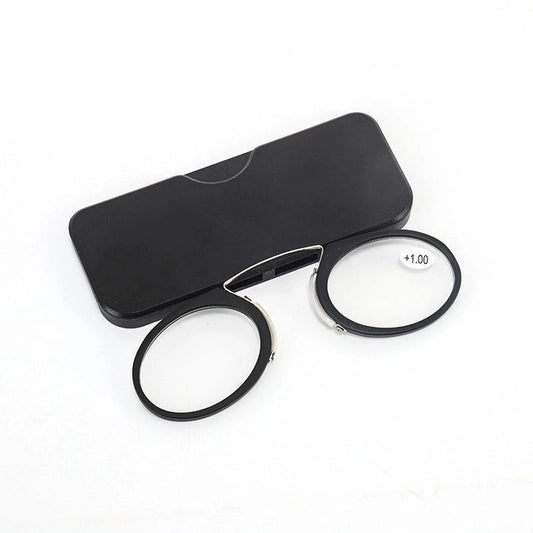 Ultra Thin Reading Glasses With Case On Phone Portable