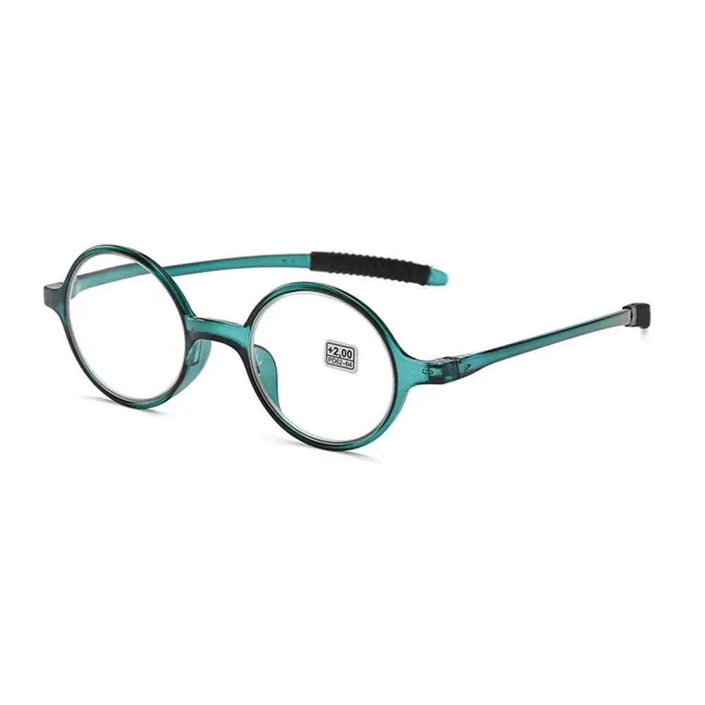 Ultralight Round Reading Glasses With Clear Polycarbonate Lenses