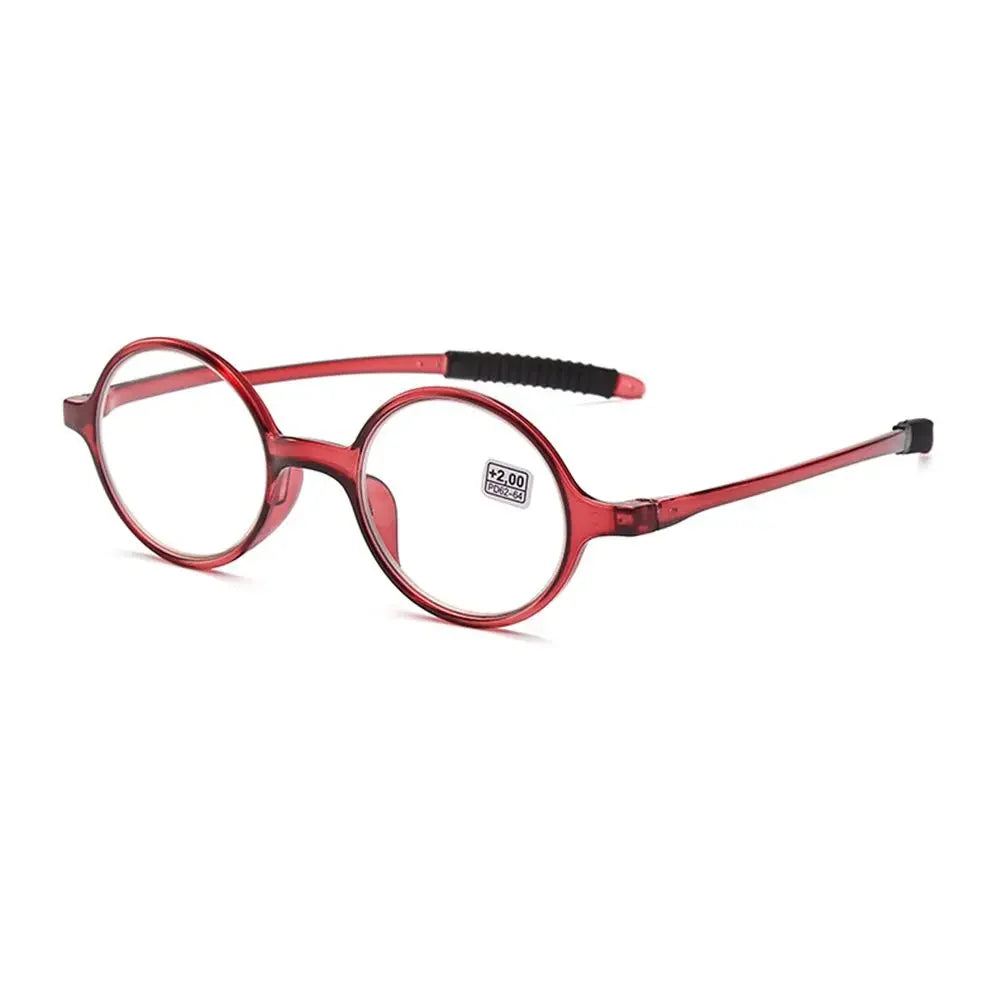 Ultralight Round Reading Glasses With Clear Polycarbonate Lenses