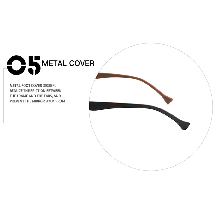 Unisex Anti-Blue Light Reading Glasses With Classic Rectangle Frame