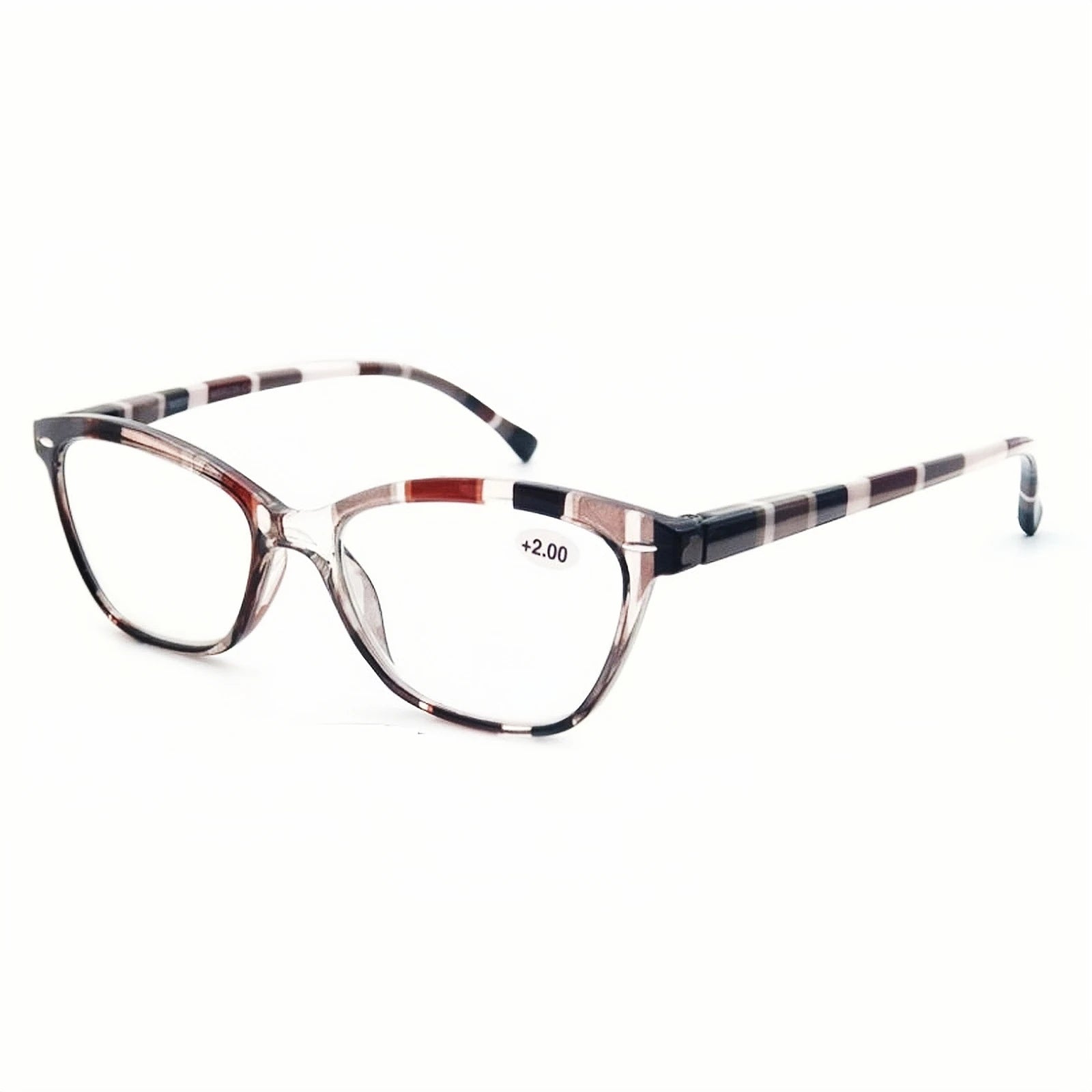 Women's Cat Eye Reading Glasses With Blue Light Resistant Lenses