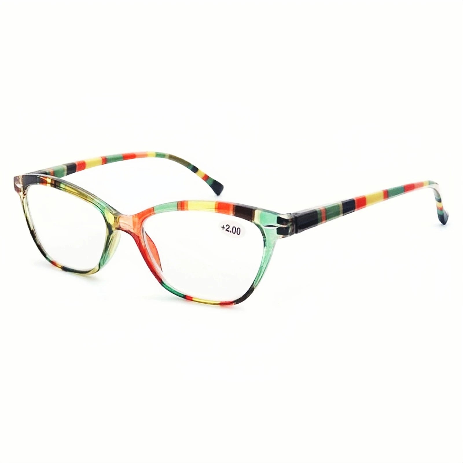 Women's Cat Eye Reading Glasses With Blue Light Resistant Lenses