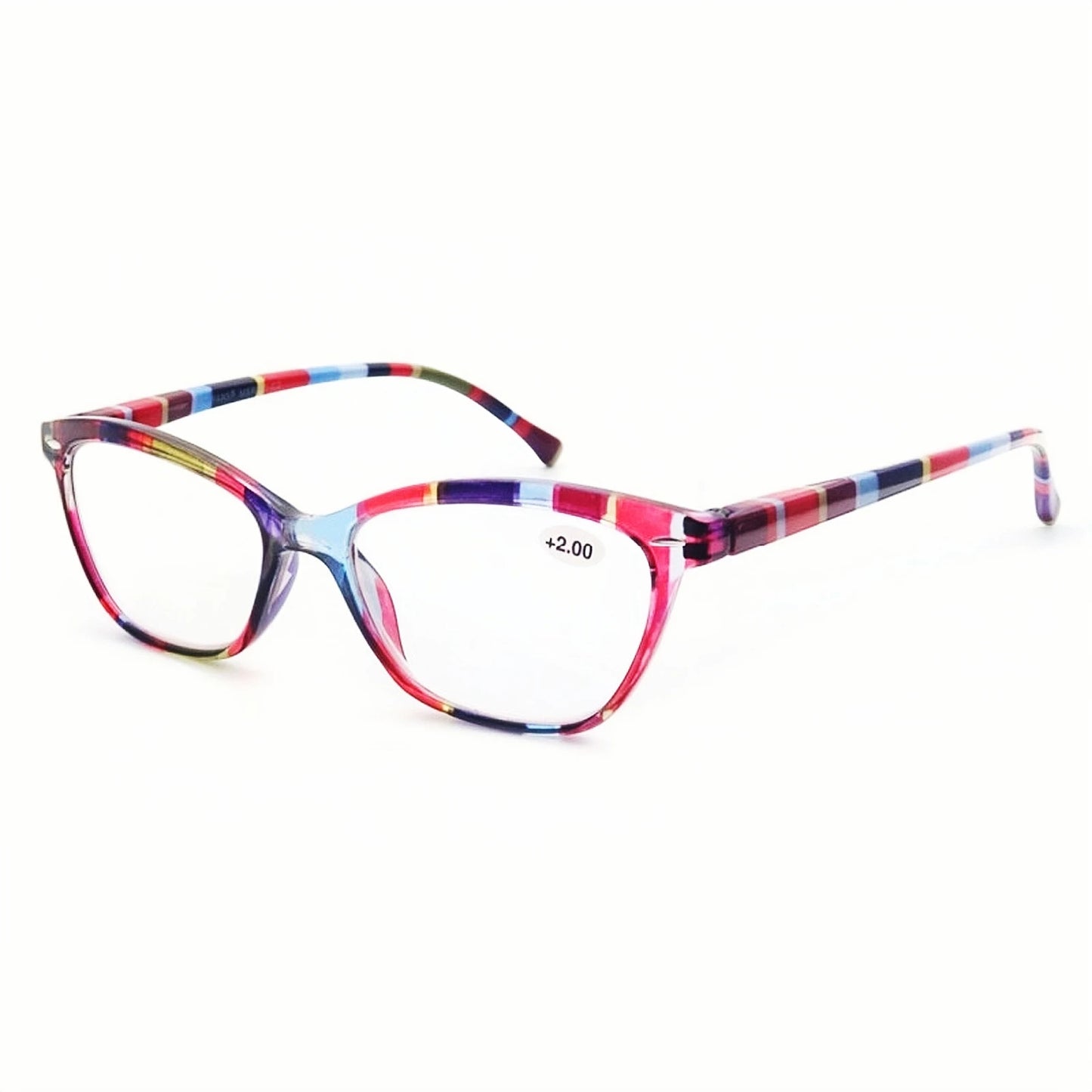 Women's Cat Eye Reading Glasses With Blue Light Resistant Lenses