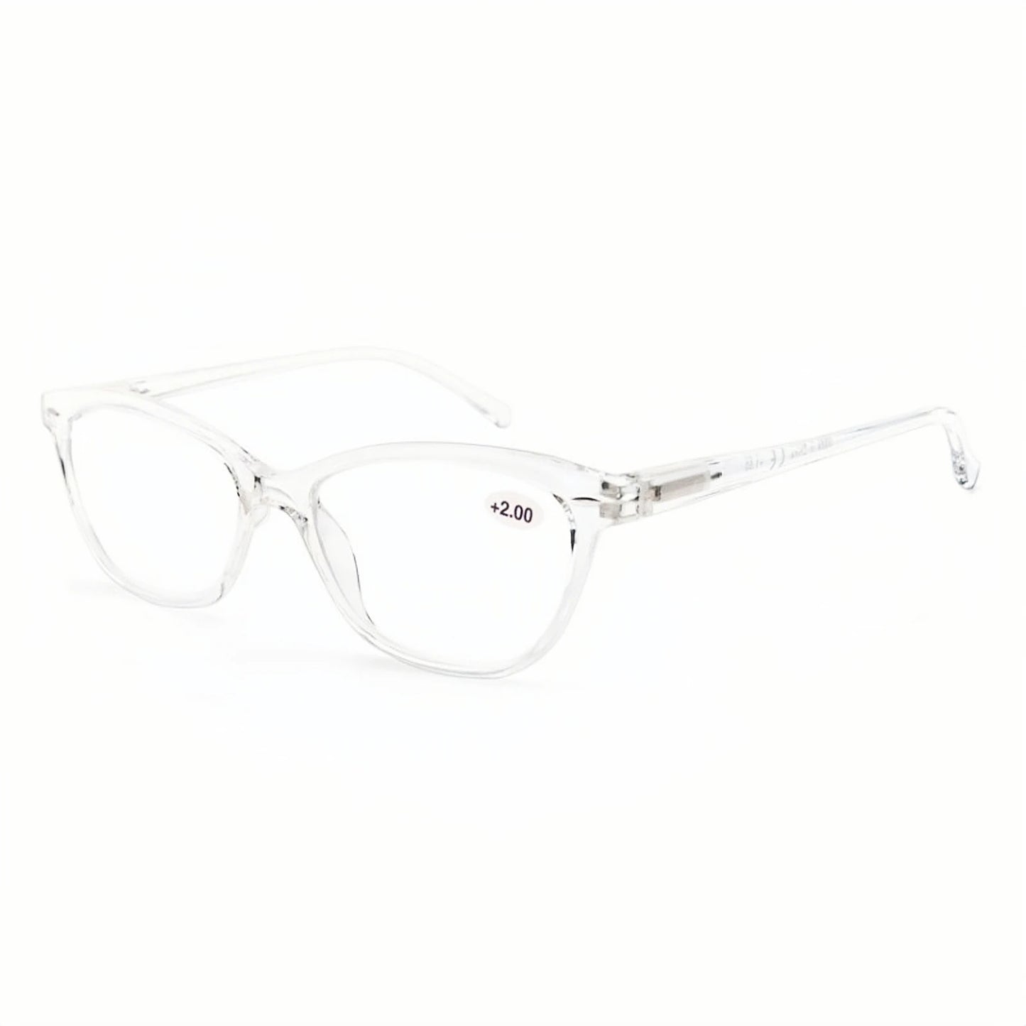 Women's Cat Eye Reading Glasses With Blue Light Resistant Lenses